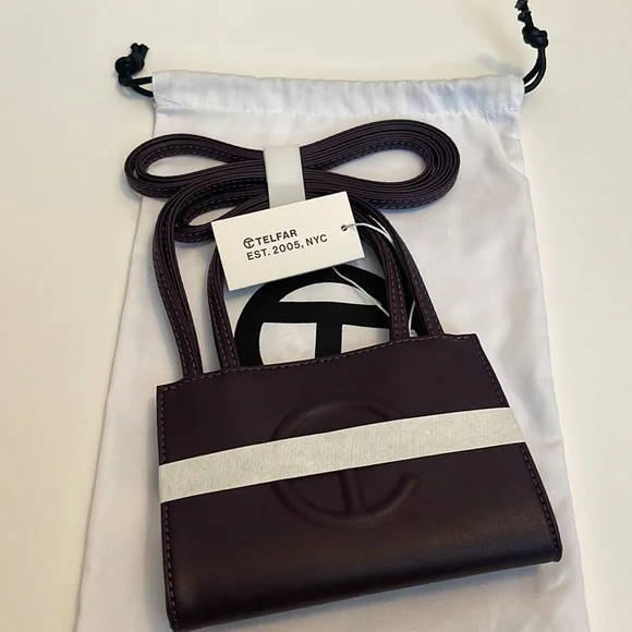 Telfar Small Eggplant Shopping Bag NWT - Picture 1 of 7